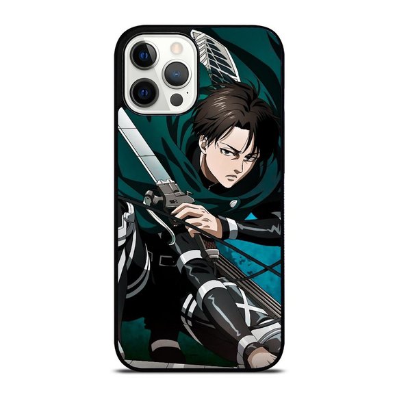 Attack on Titan Anime Levi Ackerman Sword iPhone Case - Picture 1 of 1